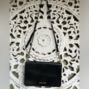 Calvin Klein Hayden Saffiano Black Crossbody Bag